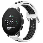 22mm Perforated Breathable Sports Silicone Watch Band, For Suunto 9 Peak Pro, For Suunto 9 Peak, For Suunto 5 Peak