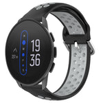 22mm Perforated Breathable Sports Silicone Watch Band, For Suunto 9 Peak Pro, For Suunto 9 Peak, For Suunto 5 Peak
