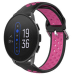 22mm Perforated Breathable Sports Silicone Watch Band, For Suunto 9 Peak Pro, For Suunto 9 Peak, For Suunto 5 Peak