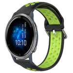 22mm Perforated Breathable Sports Silicone Watch Band, For Garmin Venu 2, For Garmin Vivoactive4, For Garmin Forerunner 265 Music