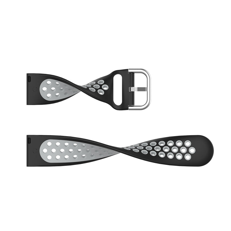 22mm Perforated Breathable Sports Silicone Watch Band, For Garmin Venu 2, For Garmin Vivoactive4, For Garmin Forerunner 265 Music