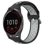 22mm Perforated Breathable Sports Silicone Watch Band, For Garmin Venu 2, For Garmin Vivoactive4, For Garmin Forerunner 265 Music