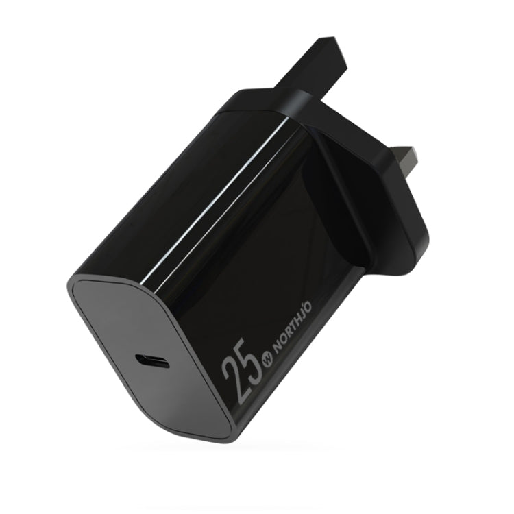 NORTHJO NOPD2501 PD 25W USB-C / Type-C Single Port Fast Charger, US Plug, EU Plug, UK Plug, AU Plug