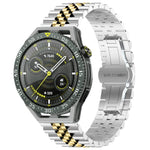 Five Bull Half Round Stainless Steel Watch Band + Strap Removal Tool, For Huawei Watch GT3 SE, For Huawei Watch Buds, For Huawei Watch3 Pro New, For Huawei Watch GT3 Pro 46mm, For Huawei Watch GT Runner, For Huawei Watch GT3 46mm