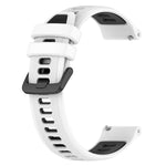 22mm Sports Two-Color Silicone Watch Band, For Garmin Vivoactive 4