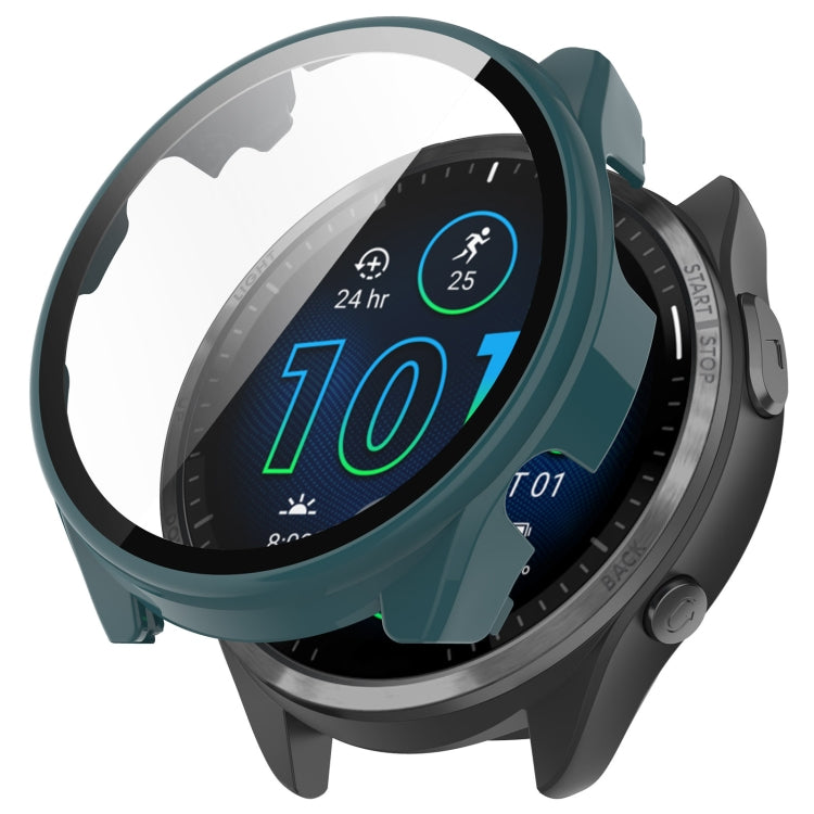 PC + Toughened Film Integrated Watch Protective Case, For Garmin Forerunner 965