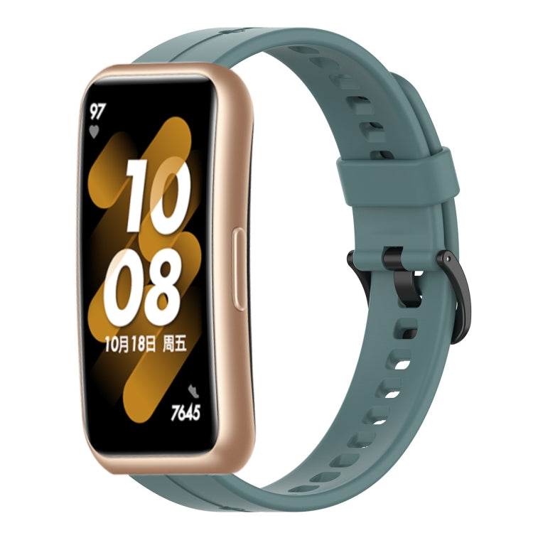 Solid Color Silicone Watch Band, For Huawei Band 7, For Huawei Band 6, For Huawei Band 3