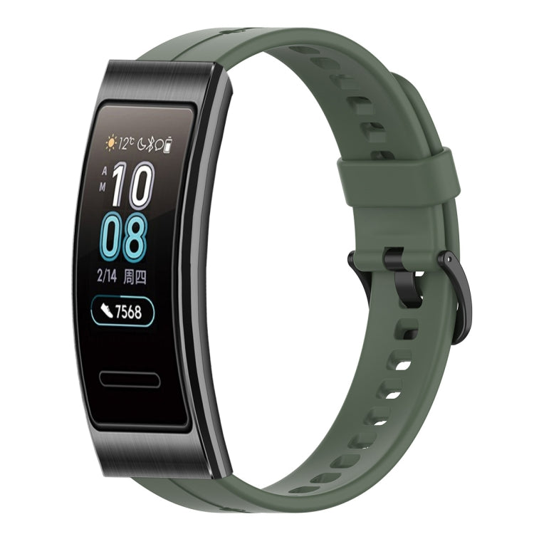 Solid Color Silicone Watch Band, For Huawei Band 7, For Huawei Band 6, For Huawei Band 3