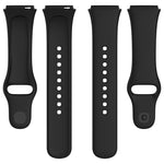 For Redmi Watch 3 Lite Sports Solid Color Silicone Replacement Watch Band, Black, White, Purple, Pink, Orange, Red, Green, Grey, Blue, Teal