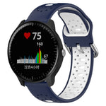 20mm Breathable Two-Color Silicone Watch Band, For Garmin Vivoactive3 Music, For Garmin Venu 2 Plus, For Garmin Approach S40