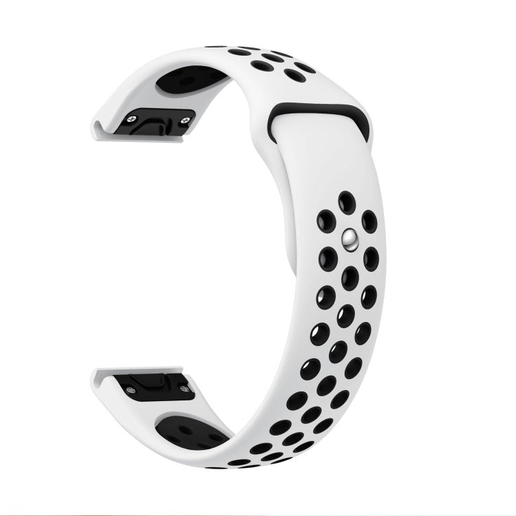 22mm Sports Breathable Silicone Watch Band, For Garmin Forerunner 945, For Garmin Forerunner 935, For Garmin Forerunner 965, For Garmin Instinct 2