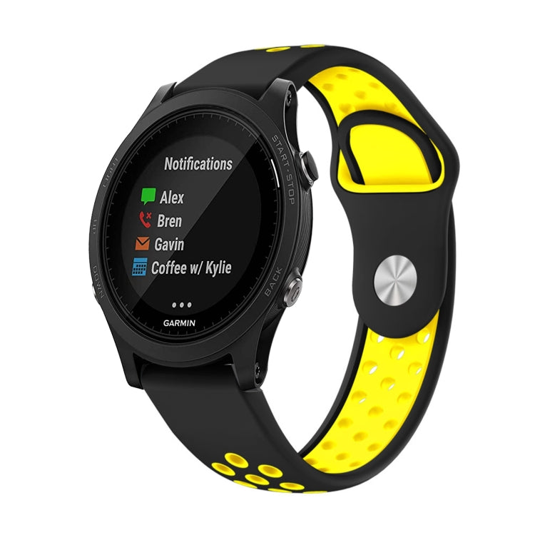 22mm Sports Breathable Silicone Watch Band, For Garmin Forerunner 945, For Garmin Forerunner 935, For Garmin Forerunner 965, For Garmin Instinct 2
