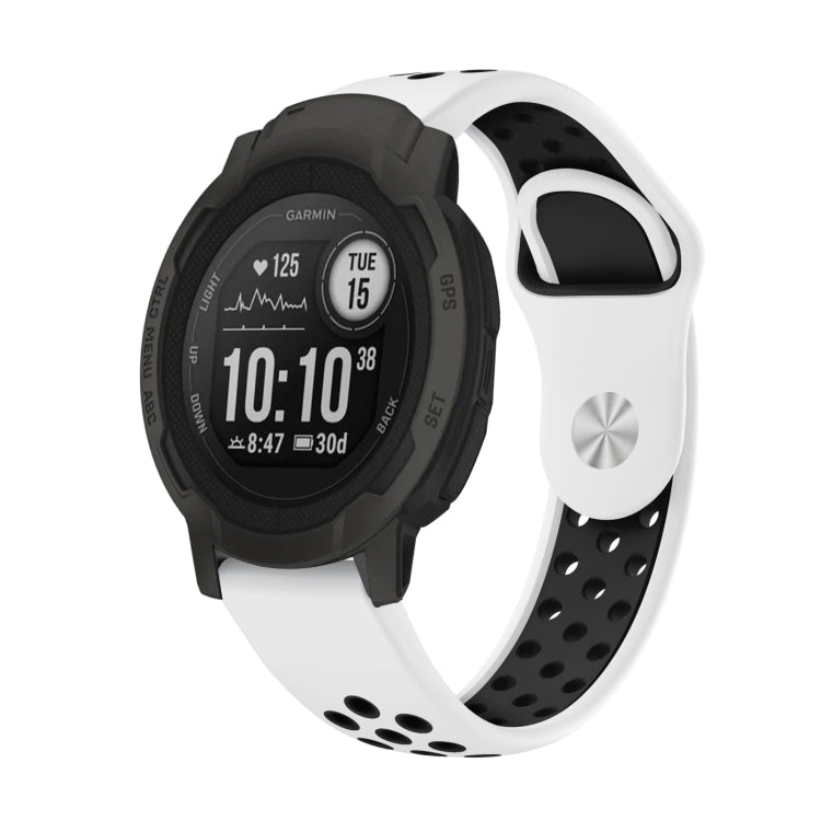 22mm Sports Breathable Silicone Watch Band, For Garmin Forerunner 945, For Garmin Forerunner 935, For Garmin Forerunner 965, For Garmin Instinct 2