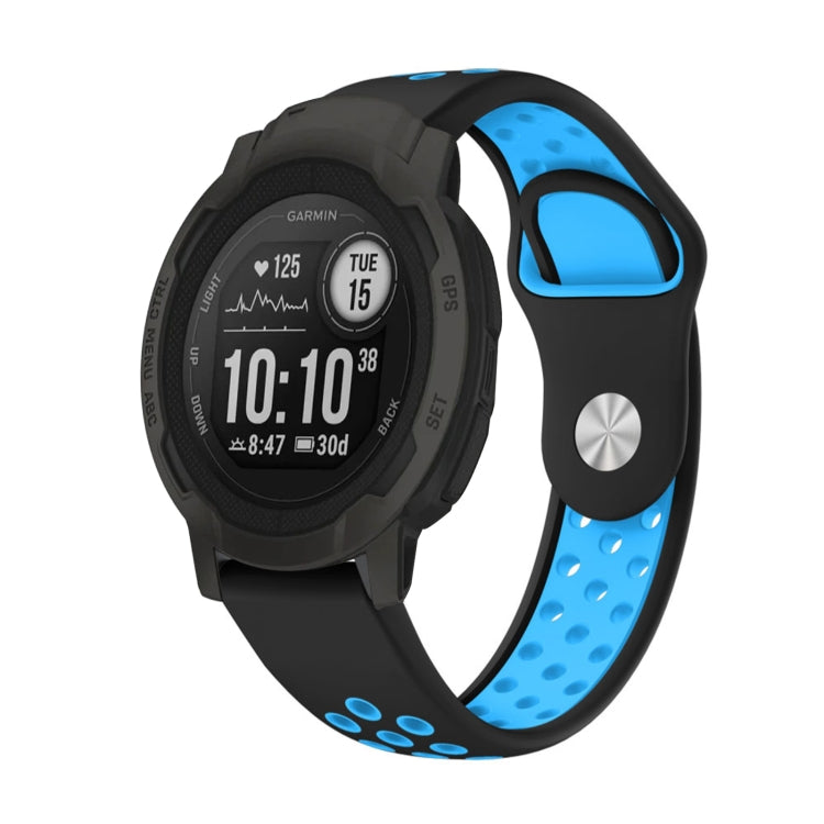 22mm Sports Breathable Silicone Watch Band, For Garmin Forerunner 945, For Garmin Forerunner 935, For Garmin Forerunner 965, For Garmin Instinct 2