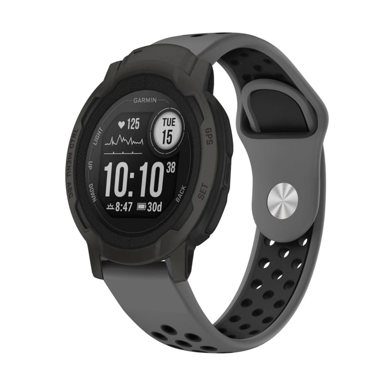 22mm Sports Breathable Silicone Watch Band, For Garmin Forerunner 945, For Garmin Forerunner 935, For Garmin Forerunner 965, For Garmin Instinct 2