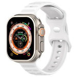 Reverse Buckle Dot Texture Silicone Watch Band, For Apple Watch 38mm