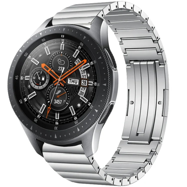 One Bead Titanium Alloy Watch Band, For Samsung Galaxy Watch 3 45mm, For Samsung Gear S3 Classic, For Samsung Gear S3 Frontier, For Samsung Galaxy Watch 46mm, For Samsung Galaxy Watch 42mm