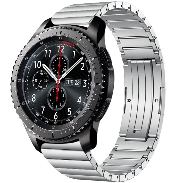 One Bead Titanium Alloy Watch Band, For Samsung Galaxy Watch 3 45mm, For Samsung Gear S3 Classic, For Samsung Gear S3 Frontier, For Samsung Galaxy Watch 46mm, For Samsung Galaxy Watch 42mm