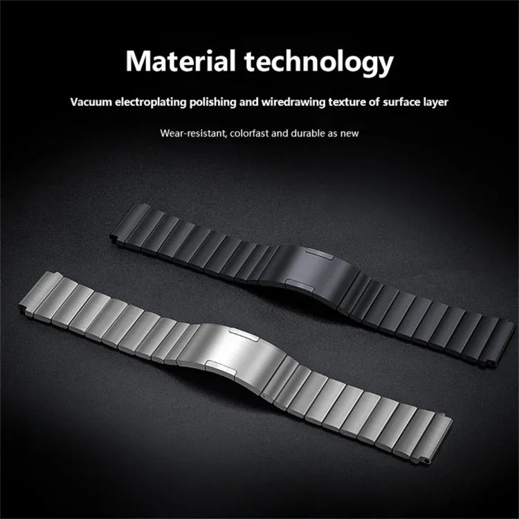 One Bead Titanium Alloy Watch Band, For Samsung Galaxy Watch 3 45mm, For Samsung Gear S3 Classic, For Samsung Gear S3 Frontier, For Samsung Galaxy Watch 46mm, For Samsung Galaxy Watch 42mm