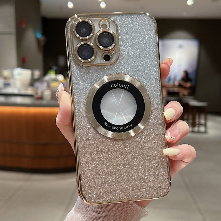Gradient Glitter Electroplating MagSafe TPU Phone Case, For iPhone 17e / 16e, For iPhone 17 Pro Max, For iPhone 17 Pro, For iPhone 17, For iPhone Air, For iPhone 16 Pro Max