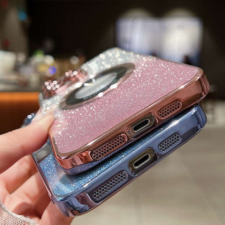 Gradient Glitter Electroplating MagSafe TPU Phone Case, For iPhone 17e / 16e, For iPhone 17 Pro Max, For iPhone 17 Pro, For iPhone 17, For iPhone Air, For iPhone 16 Pro Max