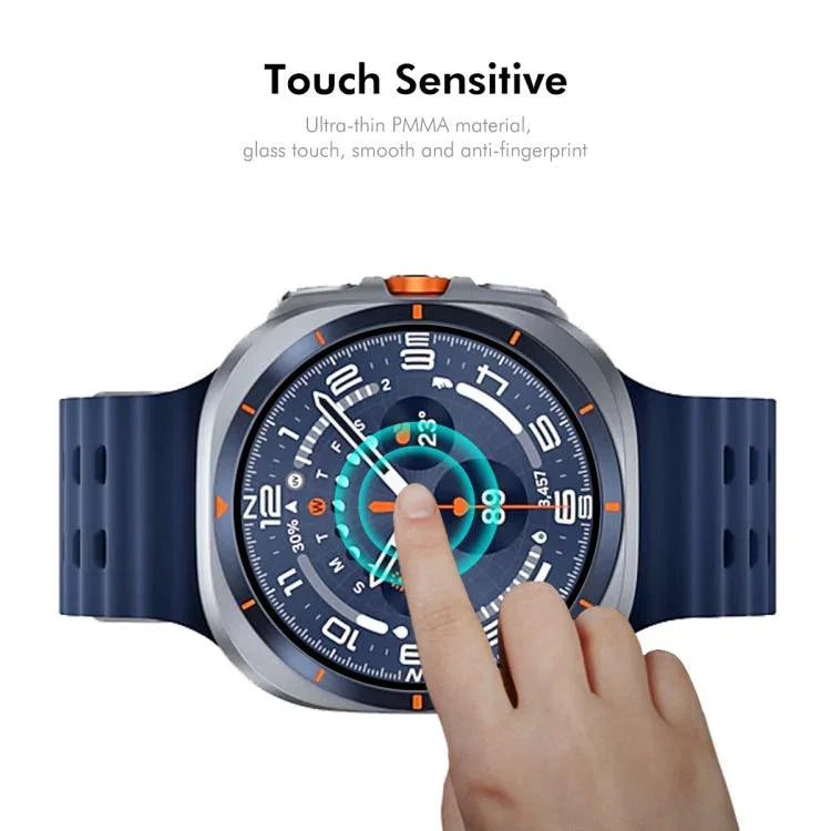 ENKAY 3D Full Coverage Soft PC Edge PMMA HD Screen Film, For Samsung Galaxy Watch Ultra 47mm / Ultra 2025, For Samsung Galaxy Watch8 Classic 46mm, For Samsung Galaxy Watch8 44mm, For Samsung Galaxy Watch8 40mm                                           ...