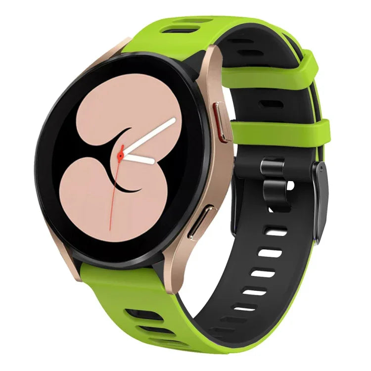 20mm Two-color Silicone Watch Band, For Samsung Galaxy Watch 5  40mm