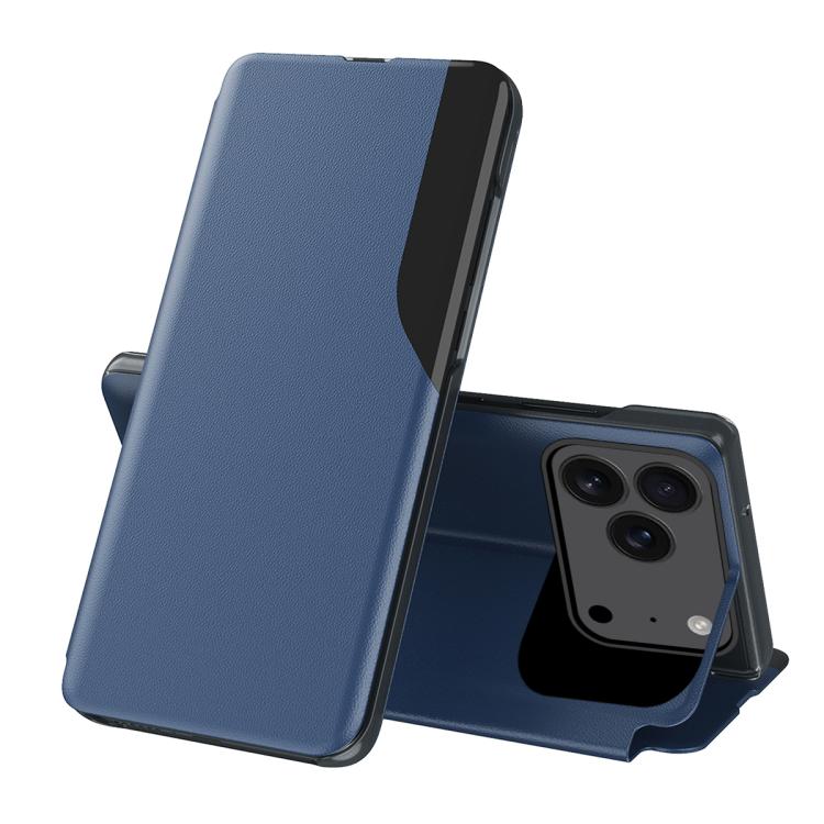 Side Display Flip Leather Phone Case, For iPhone 17e / 16e, For iPhone 17 Pro Max, For iPhone 17 Pro, For iPhone 17, For iPhone Air, For iPhone 16 Pro Max, For iPhone 16 Pro, For iPhone 16 Plus