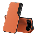 Side Display Flip Leather Phone Case, For iPhone 17e / 16e, For iPhone 17 Pro Max, For iPhone 17 Pro, For iPhone 17, For iPhone Air, For iPhone 16 Pro Max, For iPhone 16 Pro, For iPhone 16 Plus