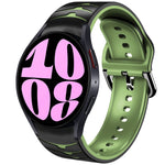 Curved Texture Silicone Watch Band, For Samsung Galaxy Watch 6 Classic 47mm, For Samsung Galaxy Watch 6 44mm, For Samsung Galaxy Watch 6 40mm