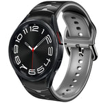 Curved Texture Silicone Watch Band, For Samsung Galaxy Watch 6 Classic 43mm, For Samsung Galaxy watch 5 Pro Golf Edition, For Samsung Galaxy watch 5 Golf Edition
