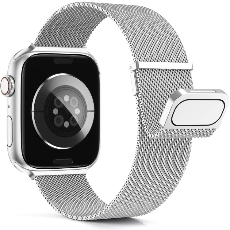 Milan Double Magnetic Steel Mesh Watch Band, For Apple Watch Ultra 49mm, For Apple Watch 8 41mm, For Apple Watch 8 45mm, For Apple Watch SE 2022 40mm, For Apple Watch SE 2022 44mm, For Apple Watch 7 41mm