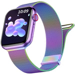 Milan Double Magnetic Steel Mesh Watch Band, For  Apple Watch 7 45mm, For Apple Watch SE 40mm, For Apple Watch SE 44mm, For Apple Watch 6 40mm, For Apple Watch 6 44mm, For Apple Watch 5 44mm
