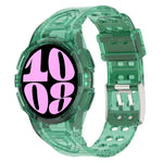 TPU Integrated Silicone Watch Band, For Samsung Galaxy Watch6 44mm, For Samsung Galaxy Watch6 40mm
