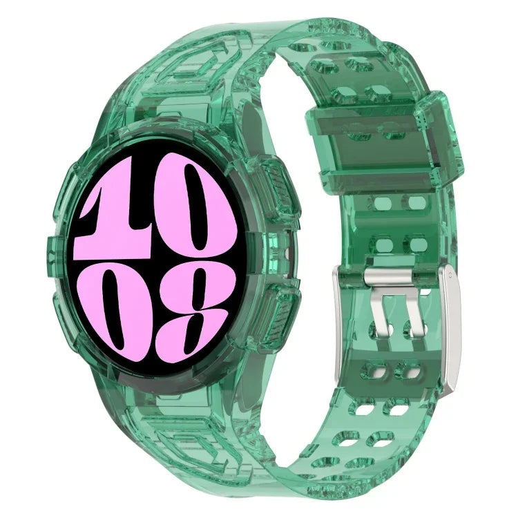 TPU Integrated Silicone Watch Band, For Samsung Galaxy Watch6 44mm, For Samsung Galaxy Watch6 40mm