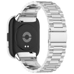Three Bead Stainless Steel Metal Watch Band, For Redmi Watch 3 Active, For Redmi Watch 3 Lite