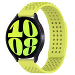 20mm Holes Breathable 3D Dots Silicone Watch Band, For Samsung Galaxy Watch 6 Classic 47mm, For Samsung Galaxy Watch 6 44mm, For Samsung Galaxy Watch 6 40mm