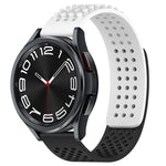 20mm Holes Breathable 3D Dots Silicone Watch Band, For Samsung Galaxy Watch 6 Classic 43mm, For Samsung Galaxy watch 5 Pro Golf Edition, For Samsung Galaxy watch 5 Golf Edition