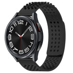 20mm Holes Breathable 3D Dots Silicone Watch Band, For Samsung Galaxy Watch 6 Classic 43mm, For Samsung Galaxy watch 5 Pro Golf Edition, For Samsung Galaxy watch 5 Golf Edition