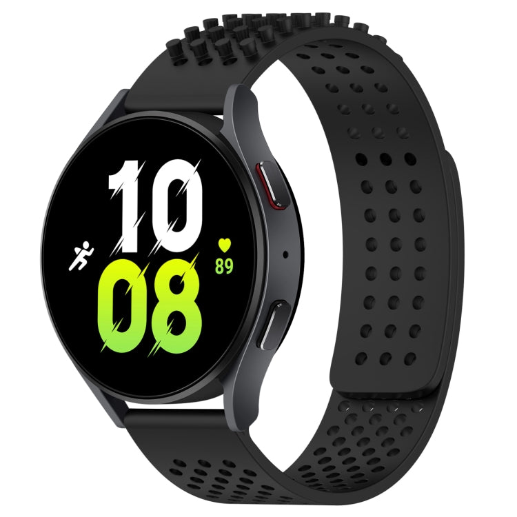 20mm Holes Breathable 3D Dots Silicone Watch Band, For Samsung Galaxy Watch 5  44mm, For Samsung Galaxy Watch 5 Pro  45mm, For Samsung Galaxy Watch 5  40mm