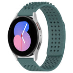 20mm Holes Breathable 3D Dots Silicone Watch Band, For Samsung Galaxy Watch 5  44mm, For Samsung Galaxy Watch 5 Pro  45mm, For Samsung Galaxy Watch 5  40mm