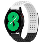 20mm Holes Breathable 3D Dots Silicone Watch Band, For Samsung Galaxy Watch 4 44mm, For Samsung Galaxy Watch 4 40mm, For Samsung  Galaxy Watch 4 Classic 46mm