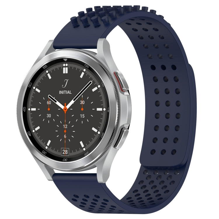 20mm Holes Breathable 3D Dots Silicone Watch Band, For Samsung Galaxy Watch 4 44mm, For Samsung Galaxy Watch 4 40mm, For Samsung  Galaxy Watch 4 Classic 46mm