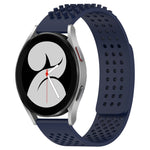 20mm Holes Breathable 3D Dots Silicone Watch Band, For Samsung Galaxy Watch 4 44mm, For Samsung Galaxy Watch 4 40mm, For Samsung  Galaxy Watch 4 Classic 46mm