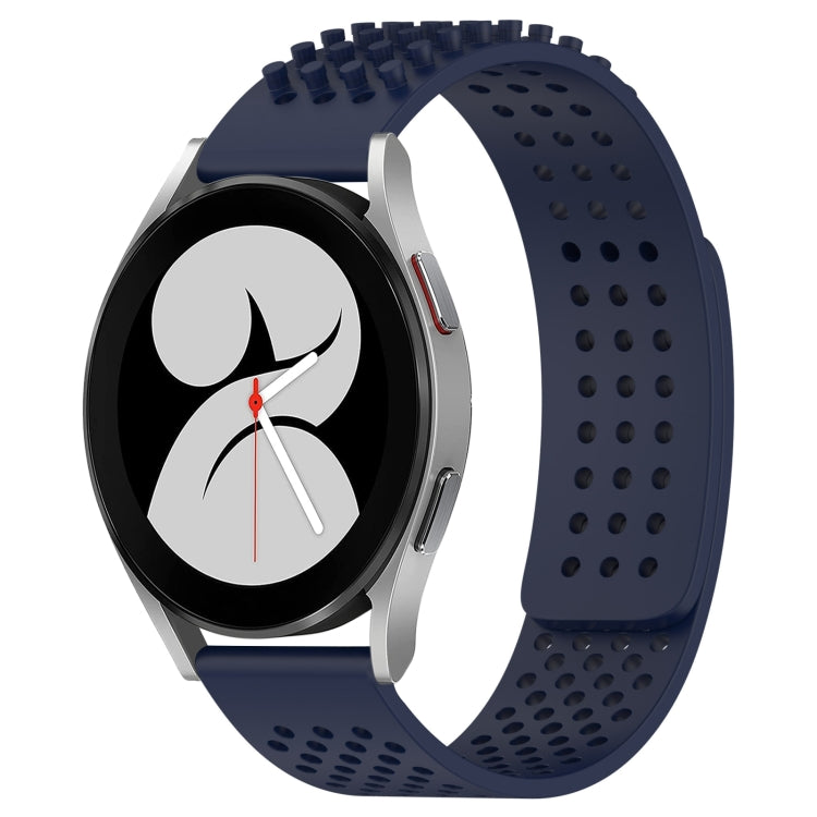 20mm Holes Breathable 3D Dots Silicone Watch Band, For Samsung Galaxy Watch 4 44mm, For Samsung Galaxy Watch 4 40mm, For Samsung  Galaxy Watch 4 Classic 46mm