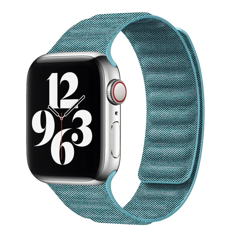 Denim Magnetic Watch Band, For Apple Watch 6 40mm, For Apple Watch 6 44mm, For Apple Watch 5 44mm, For Apple Watch 5 40mm, For Apple Watch 4 44mm, For Apple Watch 4 40mm, For  Apple Watch 3 38mm, For  Apple Watch 3 42mm
