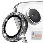 ENKAY Hat-Prince Glitter Rear Lens Aluminium Alloy Tempered Glass Film, For iPhone 17 Pro / 17 Pro Max, For iPhone 17, For iPhone Air, For iPhone 15 Pro / 15 Pro Max, For iPhone 15 / 15 Plus