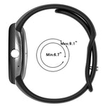 Small Waist Butterfly Buckle Silicone Watch Band, For Google Pixel Watch 4 / 3 / 2 / 1 41mm