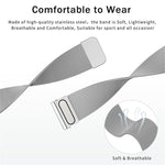 Milan Dual Mmagnetic Steel Mesh Watch Band, For Huawei Watch GT 4 41mm