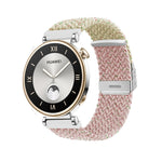 Integrated Buckle Braided Nylon Watch Band, For Huawei Watch GT4 41mm